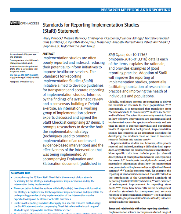 starRI-standards-reporting-implementation-studies-kronikgune